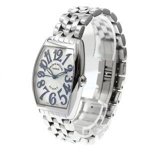 FRANCK MULLER Tonneau Curvex Sunset 2852SCSUN Silver Dial Automatic Men's_888941